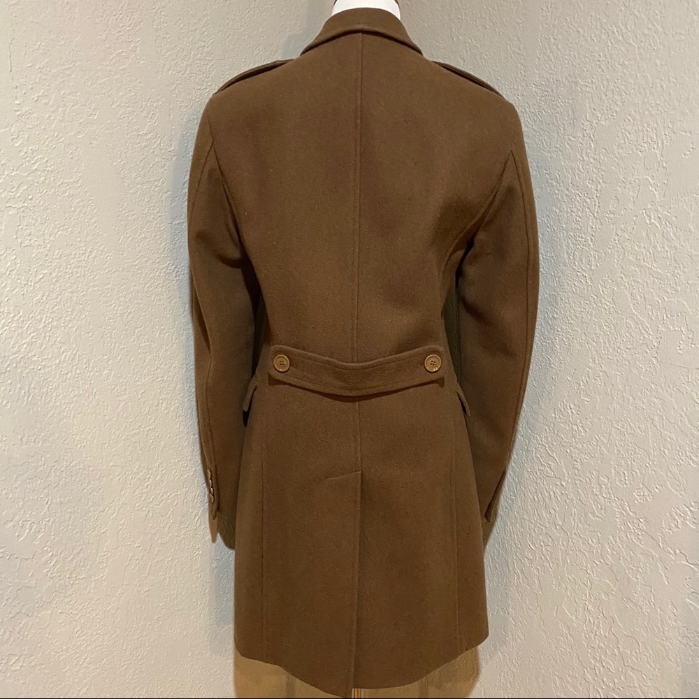 NWT Burberry Brit Men's Brown Chesterfield Virgin Wool Car Coat, XS - Picture 5 of 16